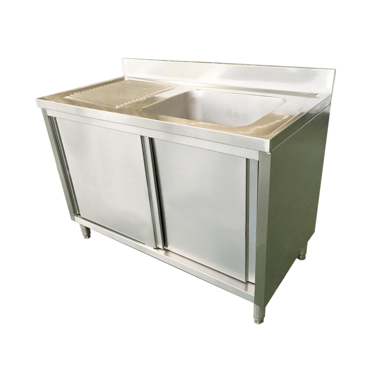 Creatice Double Sink Cabinet Size Kitchen for Small Space