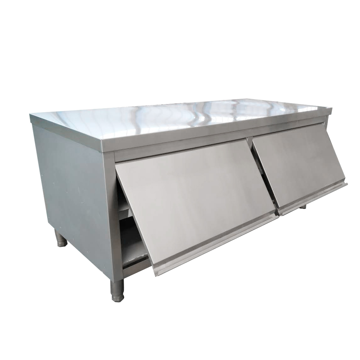Stainless Steel Base Cabinet With Overhead Doors Shandong Legend